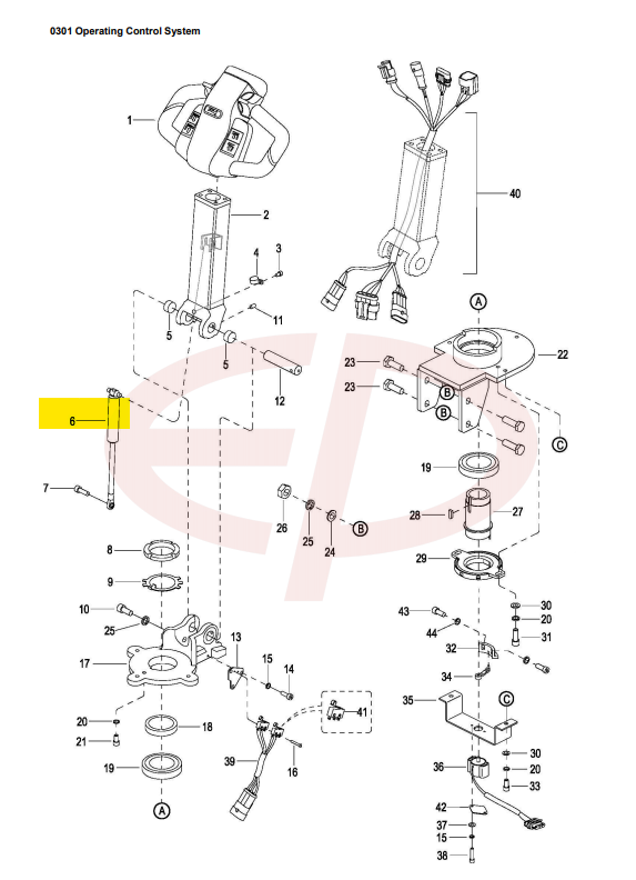 Gas Spring 1220-350000-00/1219-330000-00